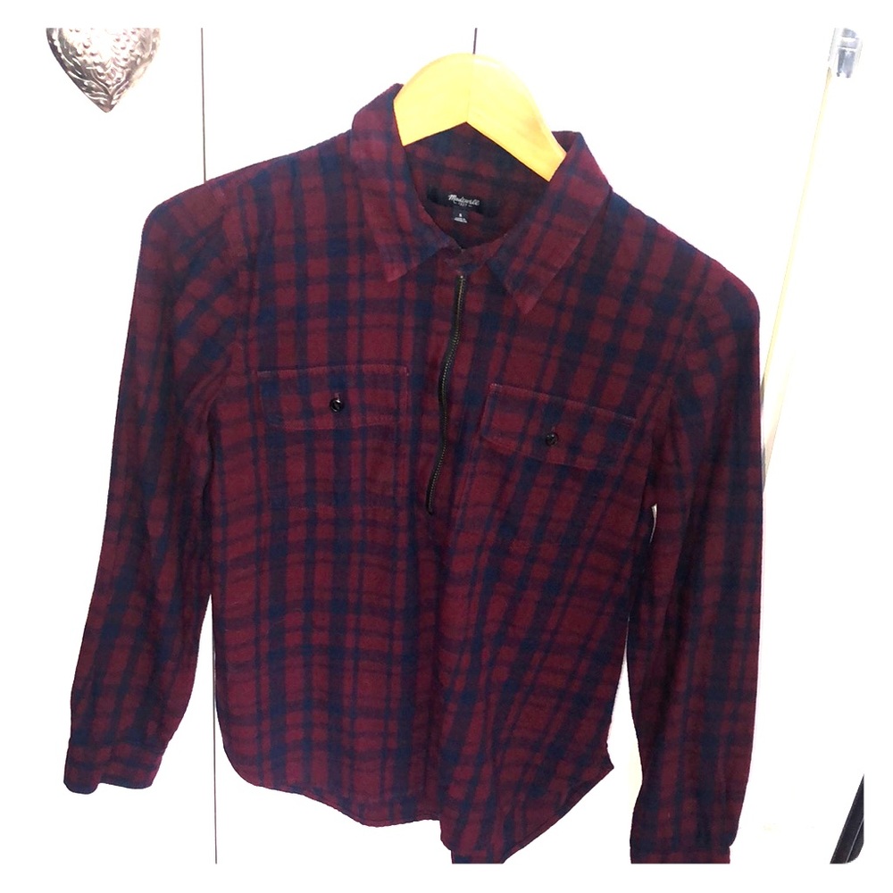 Madewell Flannel Top